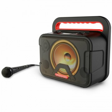 Motorola Σύστημα Karaoke με Ενσύρματo Μικρόφωνo Rokr 810 σε Μαύρο Χρώμα